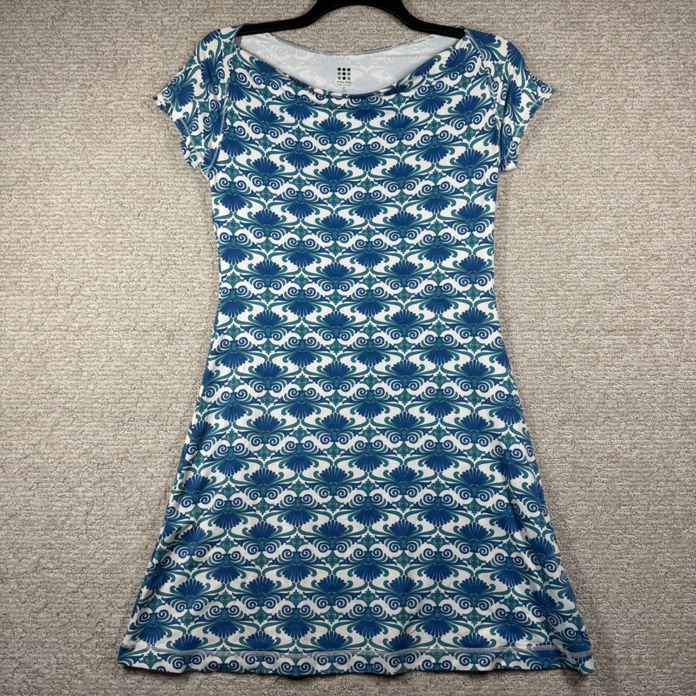 Title Nine Floral Pattern Dress Women's Size S Active Sporty Casual Athleisure‎